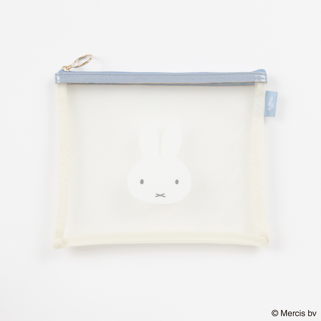 miffy  バイカラーメッシュフラットポーチ IV